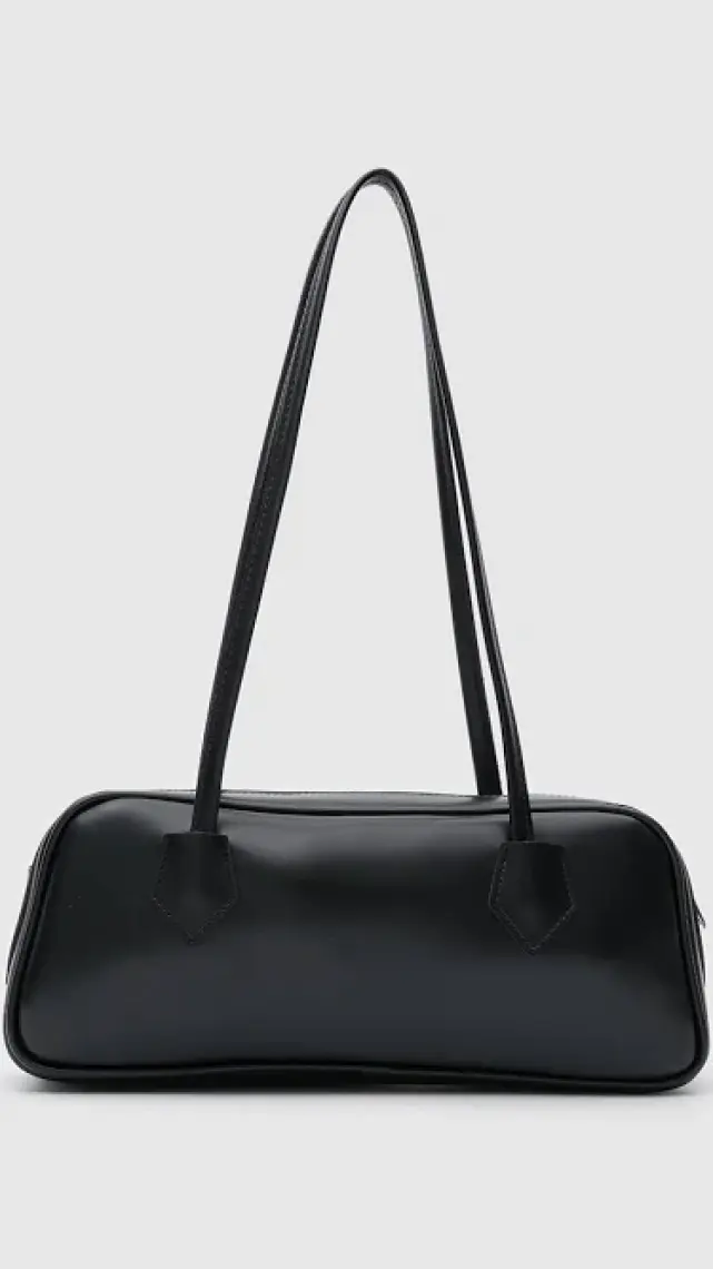 Shule Bags Boheme Siyah Vintage Baget Çanta