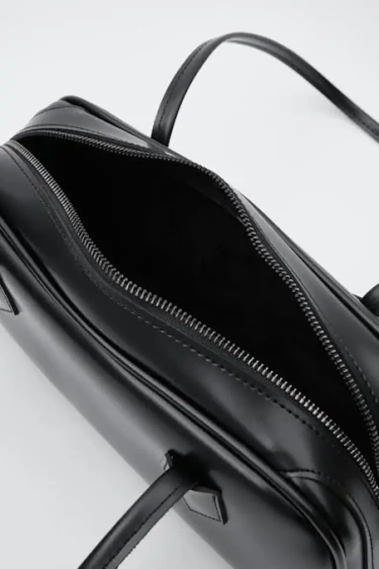 Shule Bags Boheme Siyah Vintage Baget Çanta