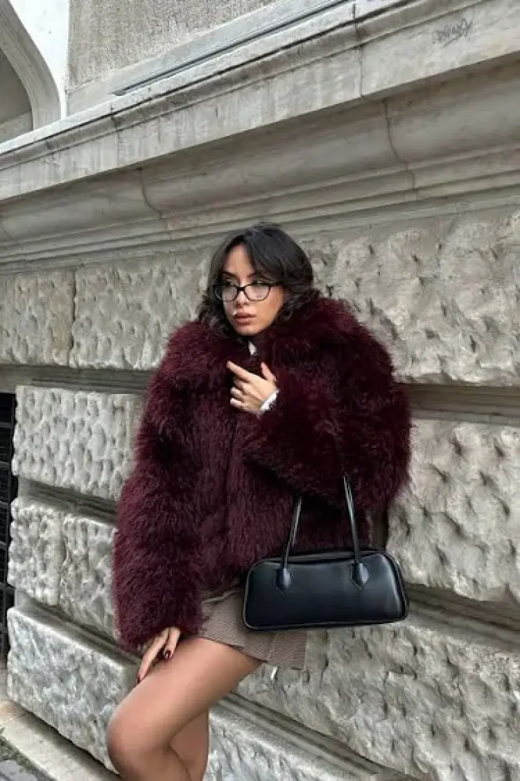Shule Bags Boheme Siyah Vintage Baget Çanta