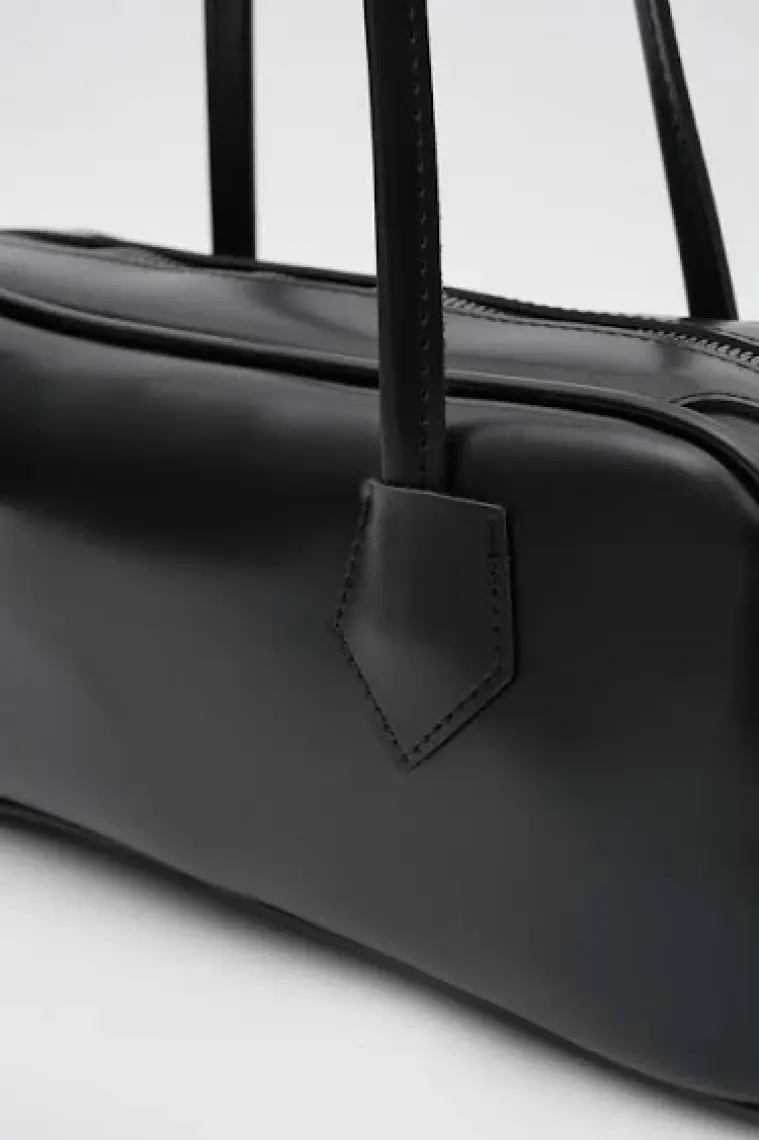 Shule Bags Boheme Siyah Vintage Baget Çanta