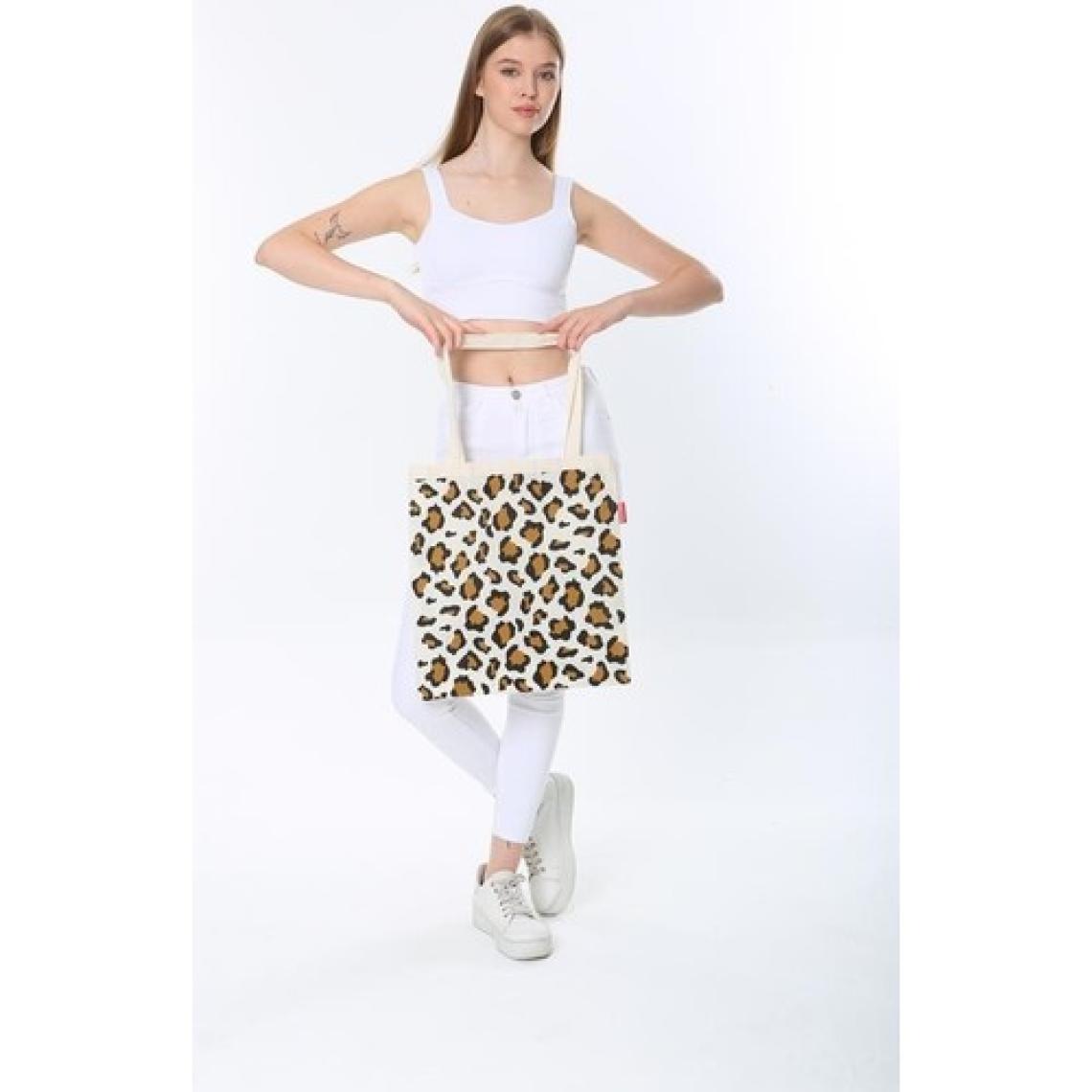 Baghashtag Leopar Desenli Bez Çanta