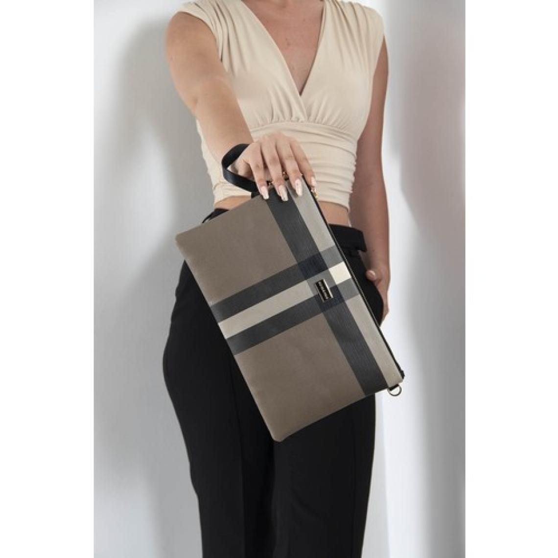 Silver Polo Silver  Polo Kadın Portföy  Clutch Kahve - Siyah NV1034