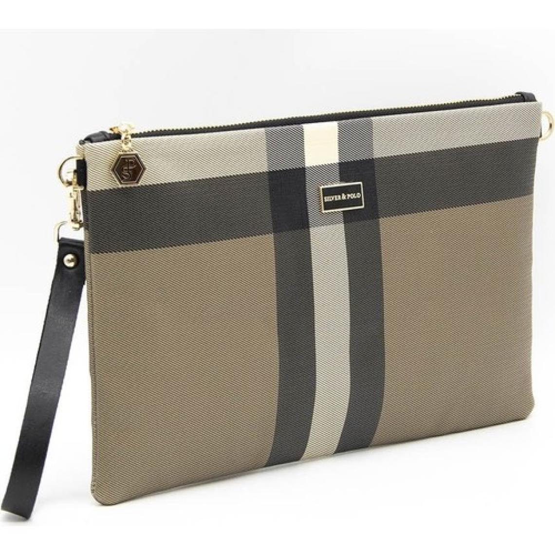 Silver Polo Silver  Polo Kadın Portföy  Clutch Kahve - Siyah NV1034