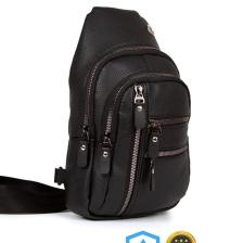 Adelina Bags  Siyah Deri Çapraz Omuz Çantası Bodygag Freebag