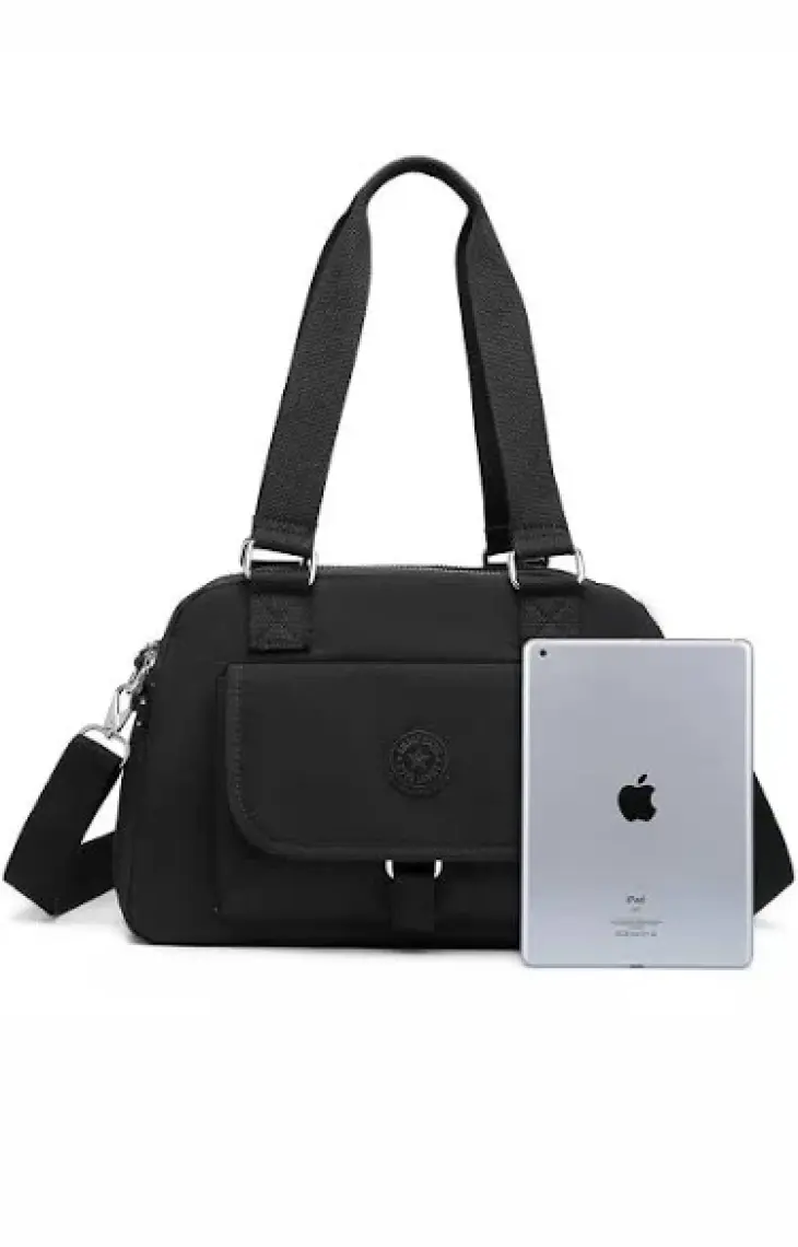 Smart Bags Krinkıl Kumaş Kadın Çantası BC 1122 - Açık Kahve