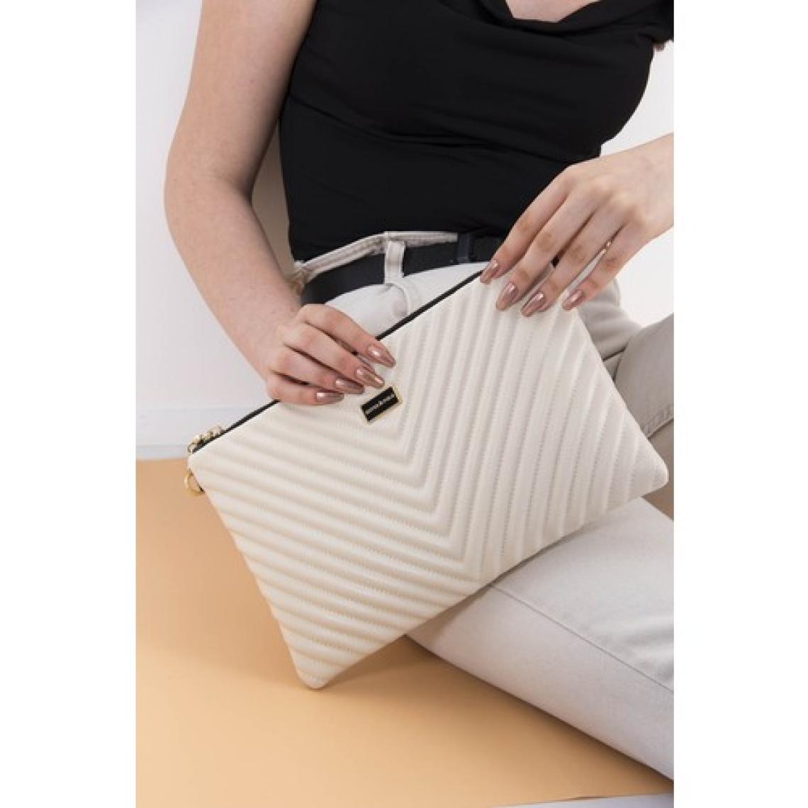 Silver Polo Silver  Polo Kadın Portföy  Clutch Bej - Bej NV1034