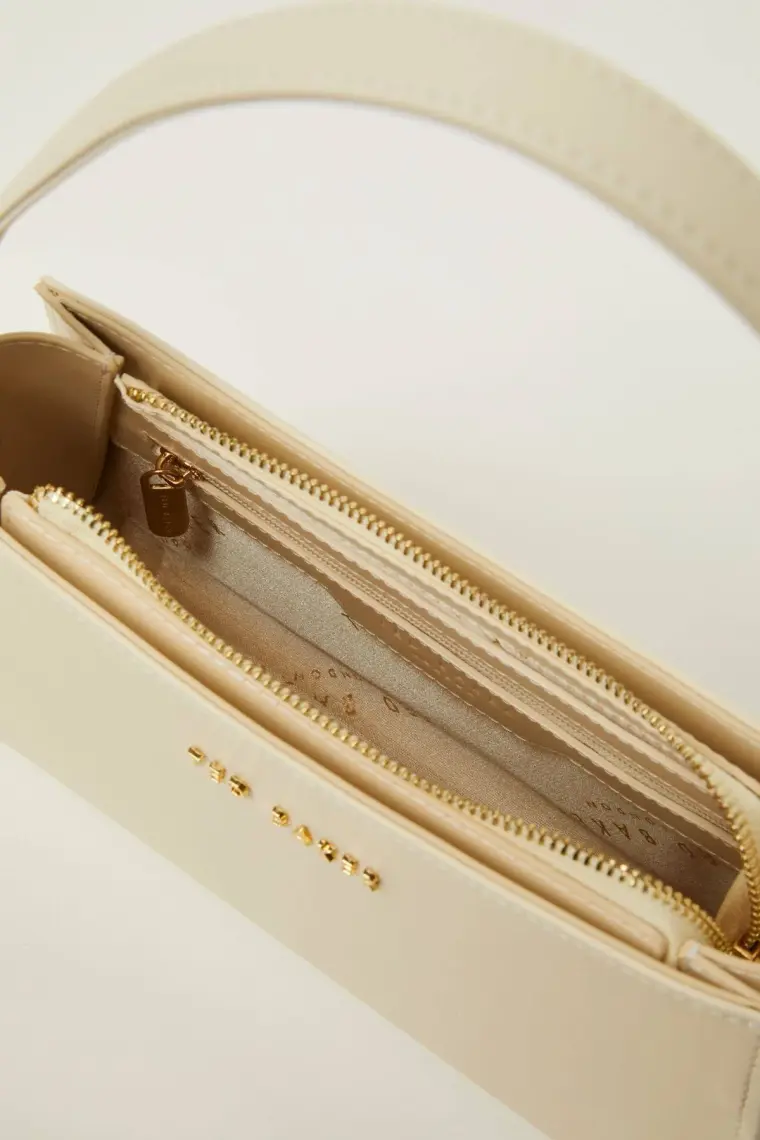 Ted Baker Düz Cilt Omuz Çantası