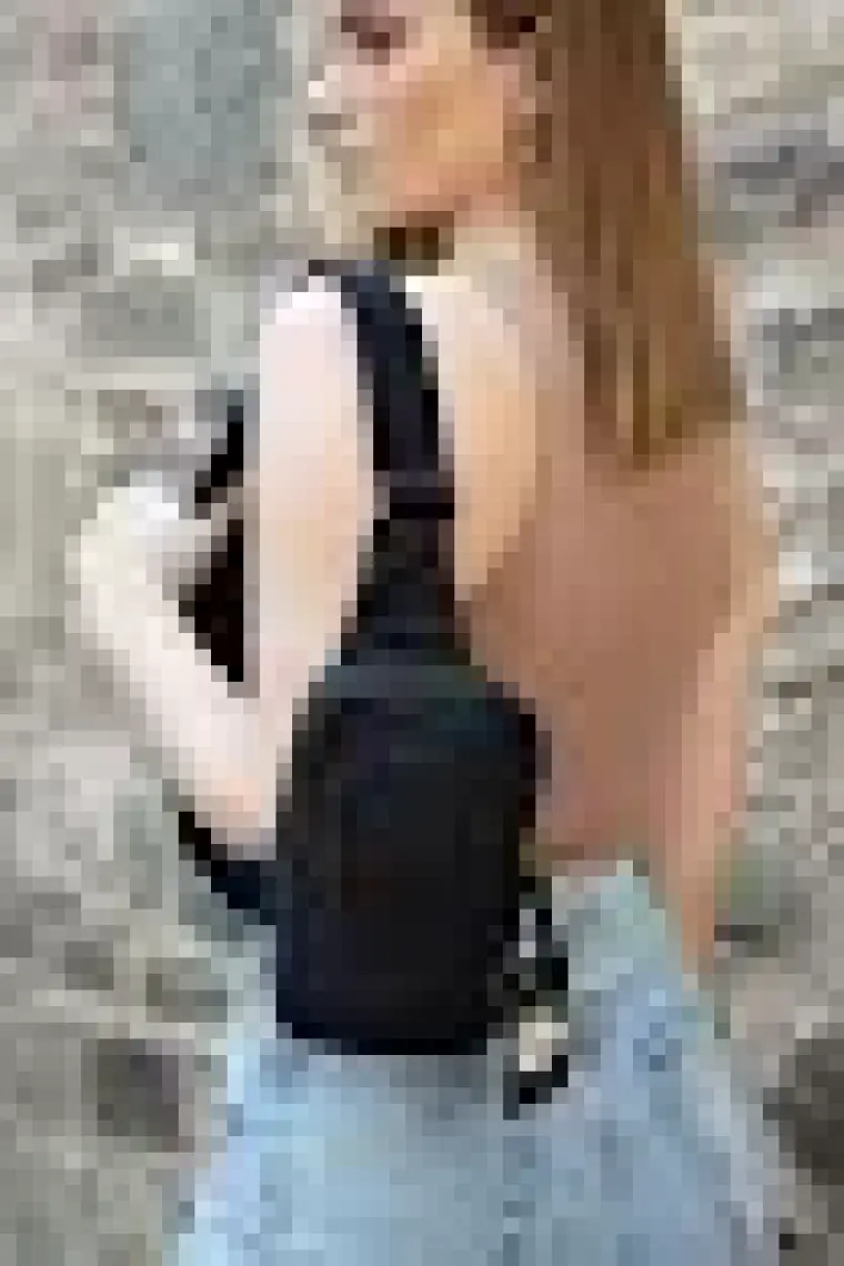 Newish Polo Siyah Keten Kumaş Belgrat Telefon Bölmeli Çapraz Göğüs ve Omuz Çantası newpolo203