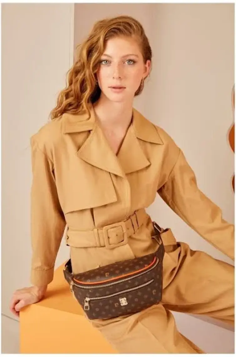 Pierre Cardin Kahverengi Kadın Bel Çantası 05PO22Y1542-MN Kh