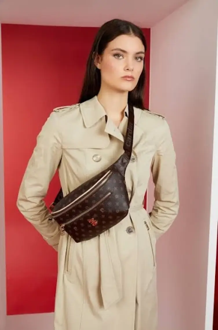 Pierre Cardin Kahverengi Kadın Bel Çantası 05PO22Y1542-MN Kh