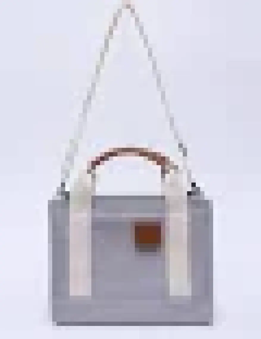SHAKA Gri SHK138 2 Bölmeli Kanvas Kumaş Ayarlanabilir Askılı Fermuarlı El, Kol ve Omuz Çantası U:17 G:24 E:10 cm