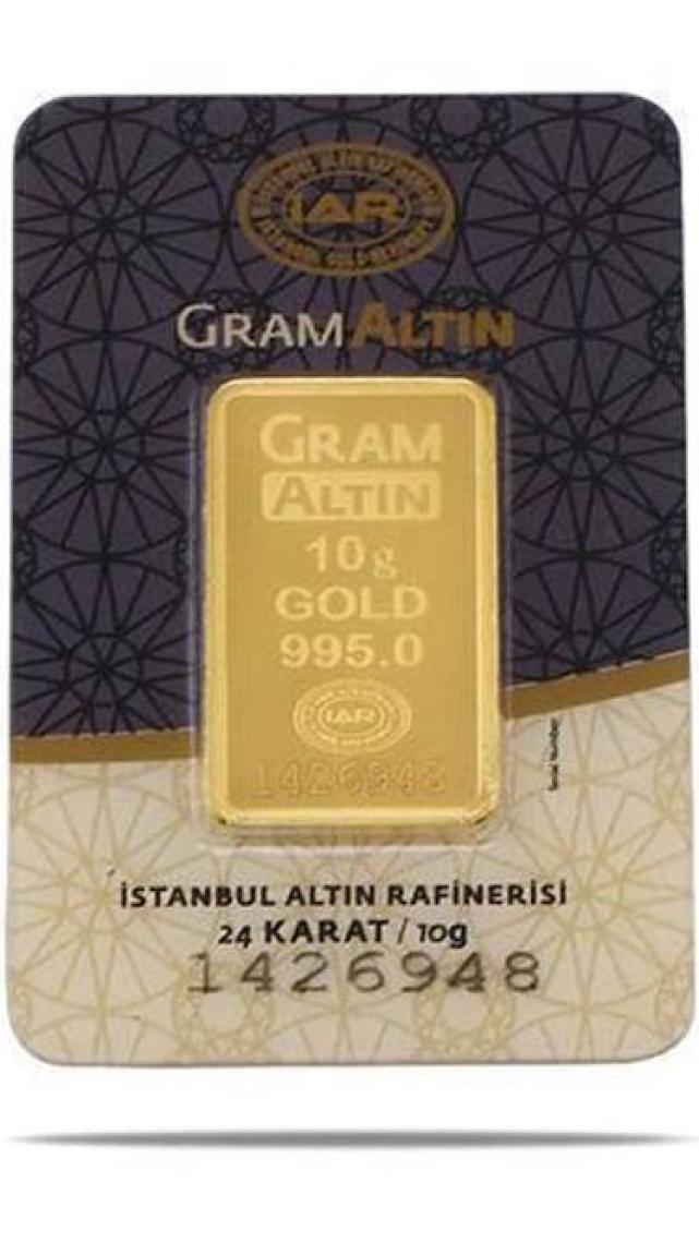 İstanbul Altın Rafinerisi 10 Gram (995) 24 Ayar Külçe Altın