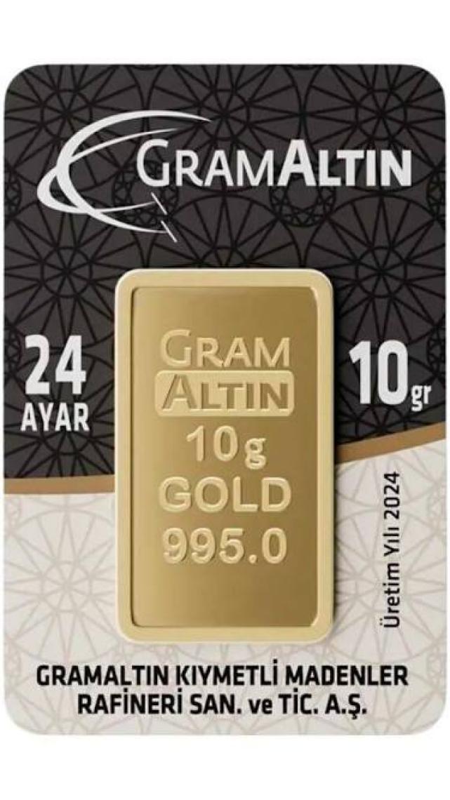 İstanbul Altın Rafinerisi 10 Gram (995) 24 Ayar Külçe Altın