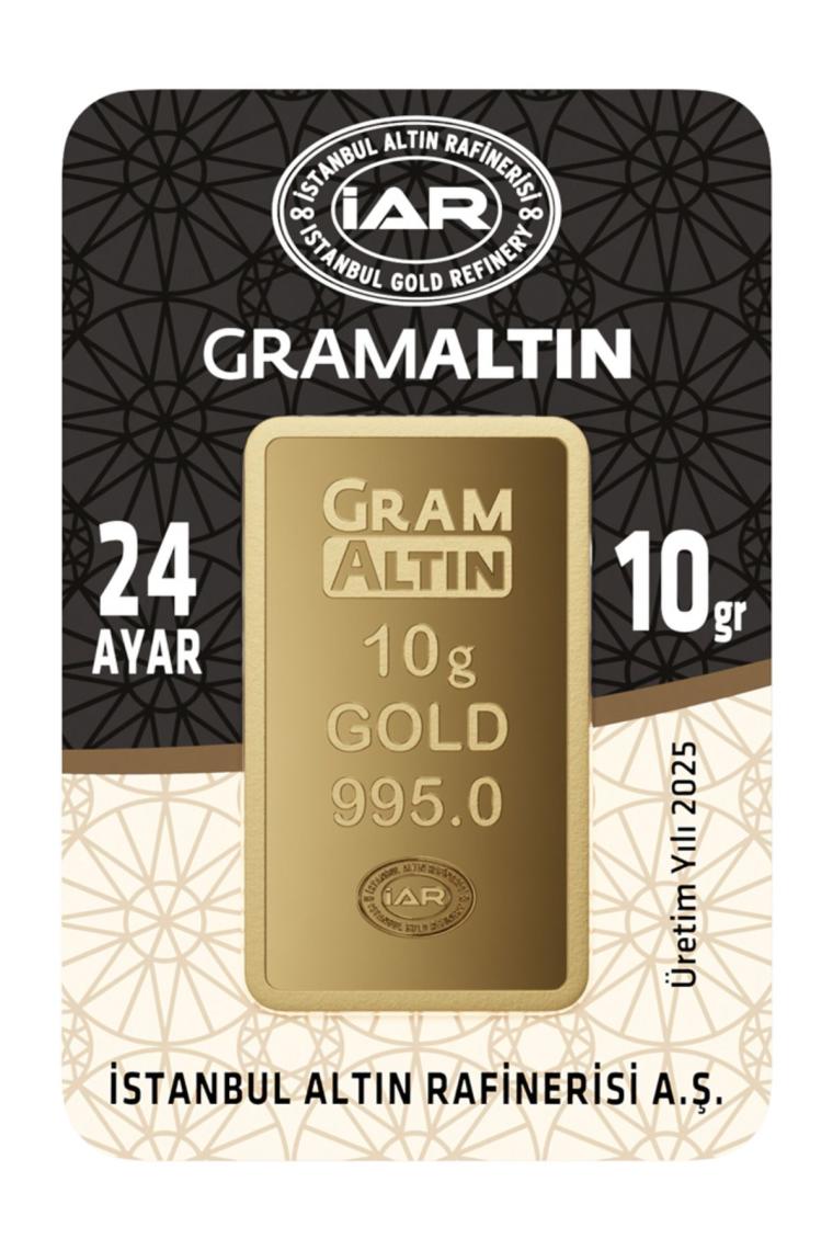 İAR 10 gr 24 Ayar 995 Milyem Gram Altın