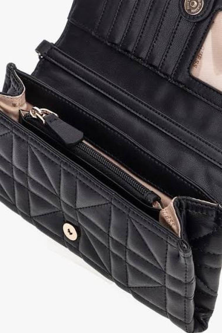 Guess Kadın Assia Sentetik Siyah Crossbody Çanta