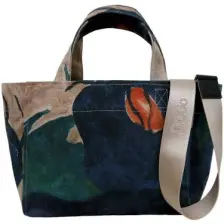 Kadın Vegan Çok Renkli Medium Tote Bag - Petals Tasarım