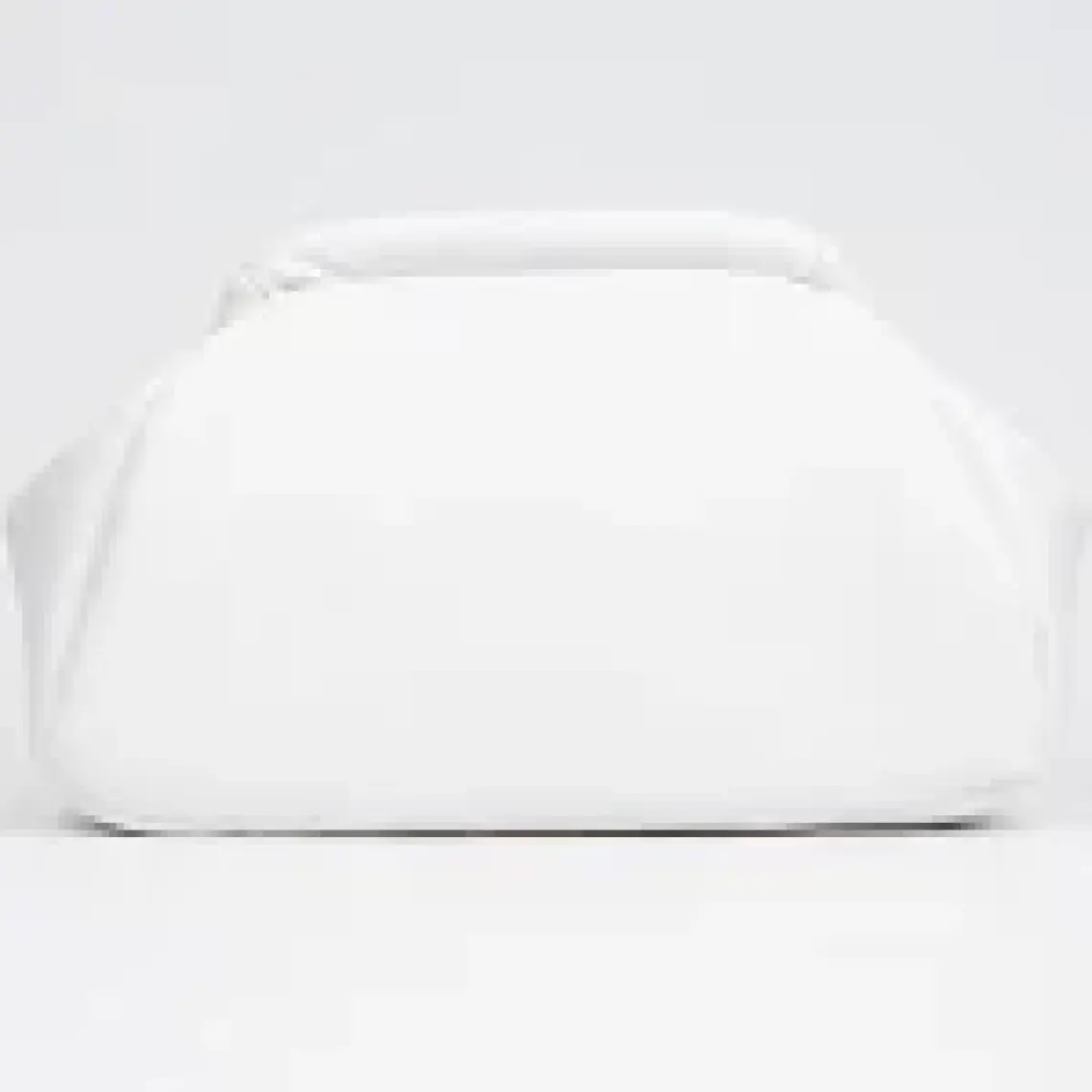 Bahels Kadın Trend Beyaz Deri Clutch Portföy Çanta