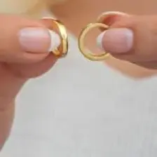 Nereze 925 Ayar Gümüş Gold Taşsız 10 mm Halka Küpe