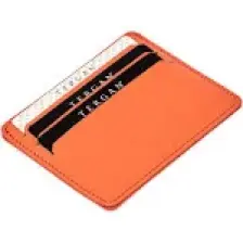 Tergan Turuncu Deri Unisex Kartlık 01050L6C