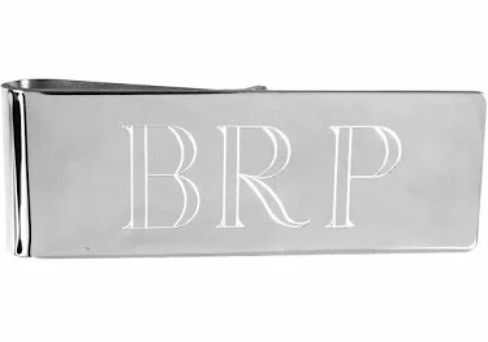 Spelt Metal Kağıt Para Tokası Kart Tutucu Klips Cüzdan Ataş Gümüş 5cm x 1,5cm