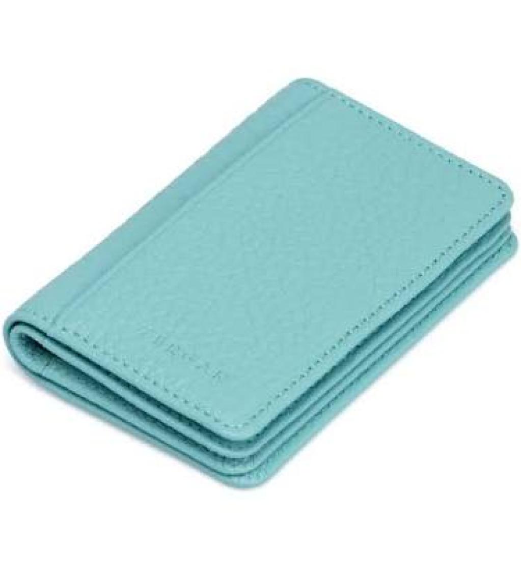Tergan Mavi Deri Unisex Kredi Kartlık 01601N29