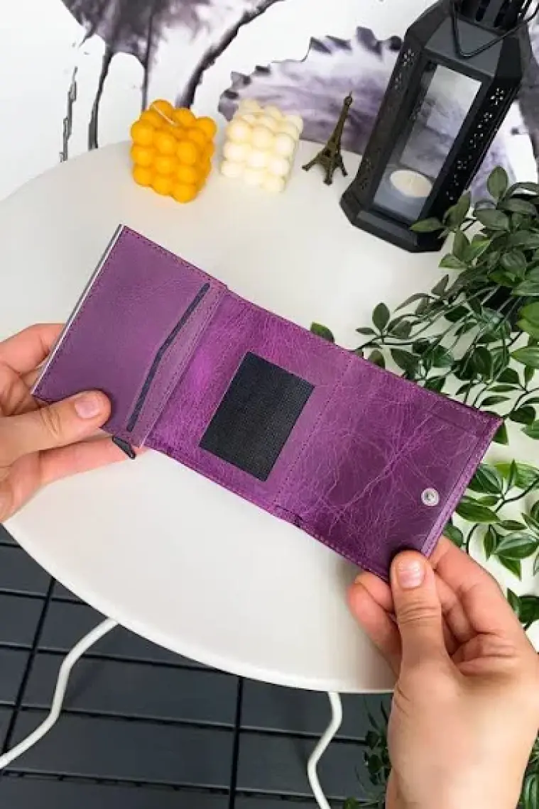 Modica Pescol - Hakiki Deri RFID Korumalı Otomatik Mekanizmalı Akıllı Kartlık/Cüzdan