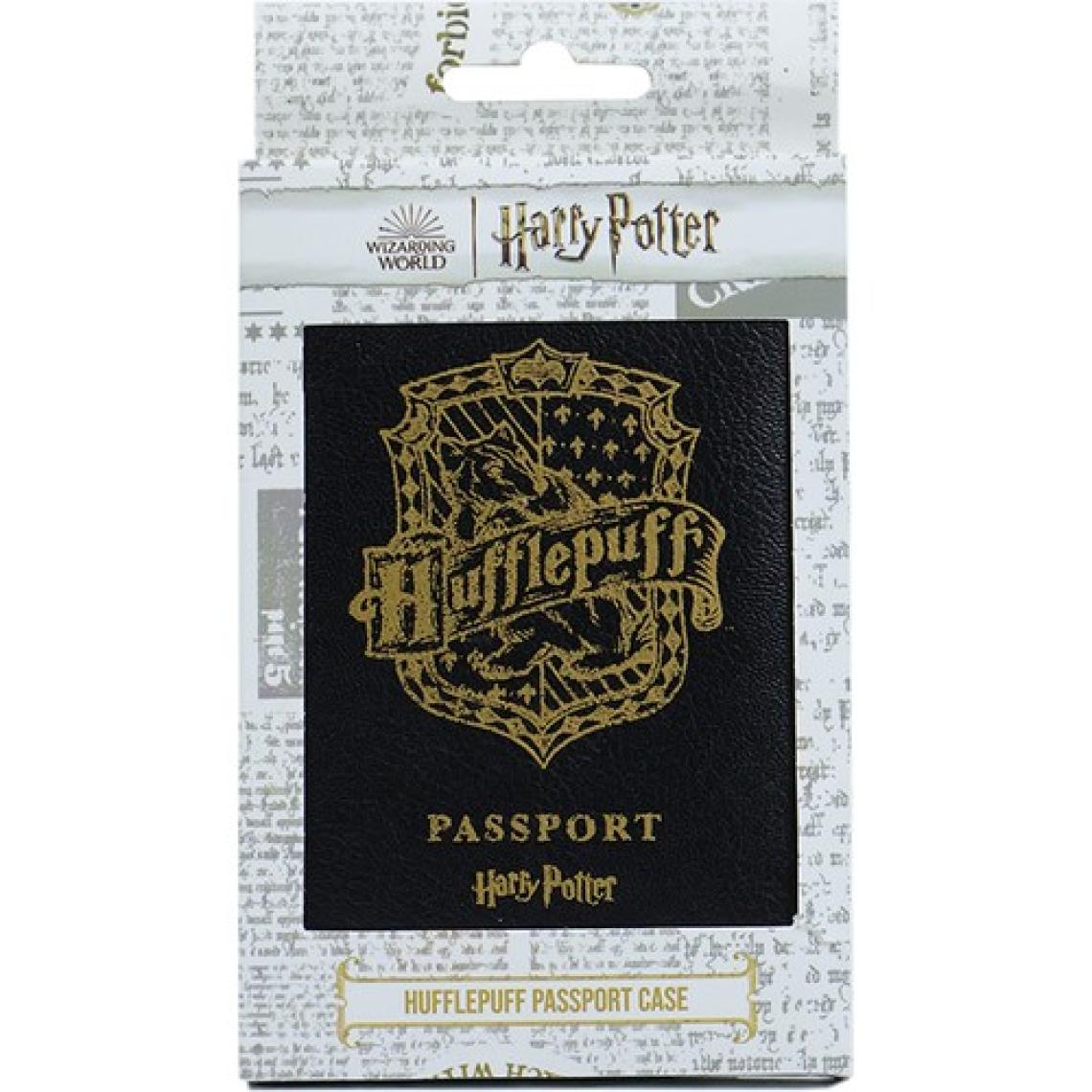 Sihir Dükkanı Hufflepuff Pasaport Kılıfı Lisanslı Deri