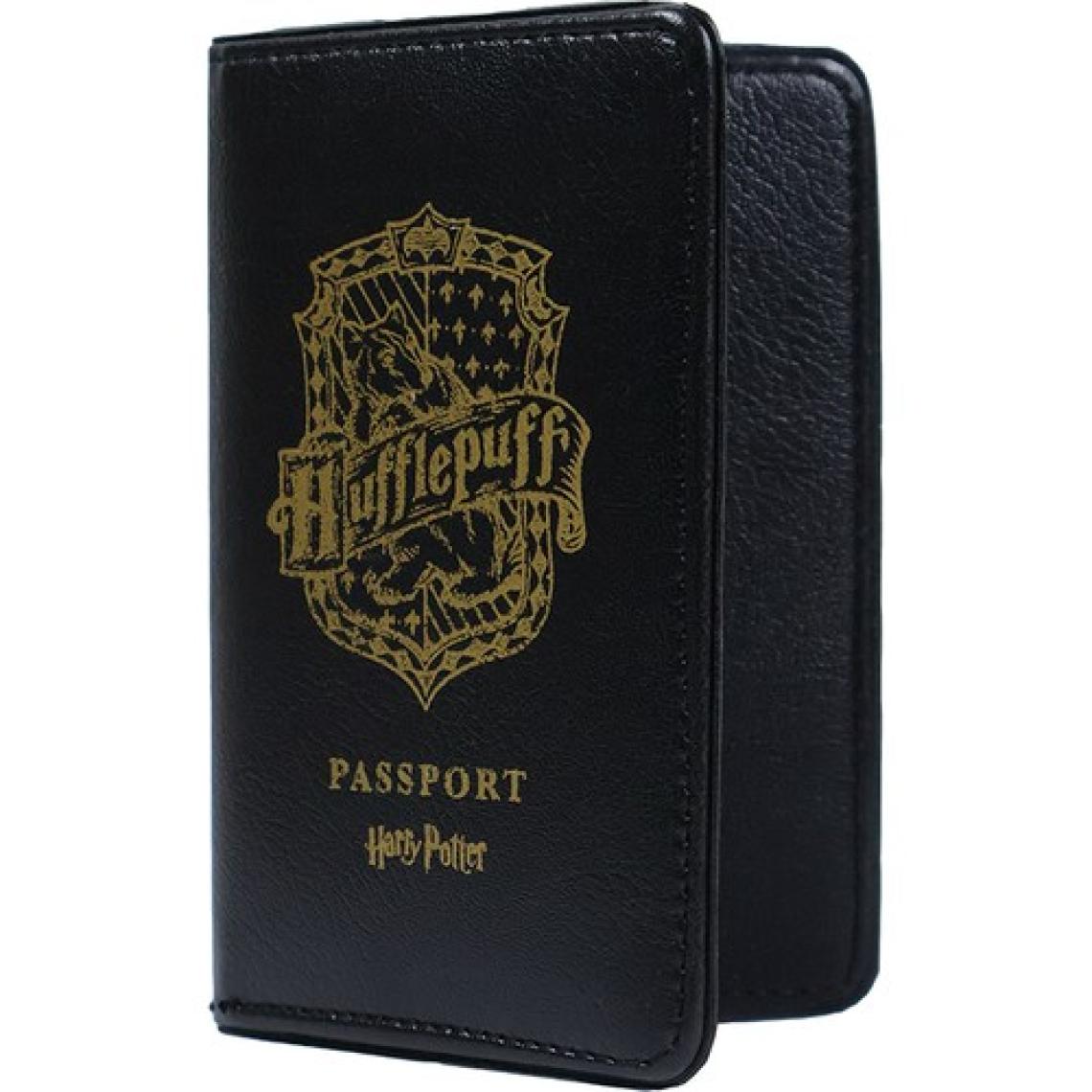 Sihir Dükkanı Hufflepuff Pasaport Kılıfı Lisanslı Deri