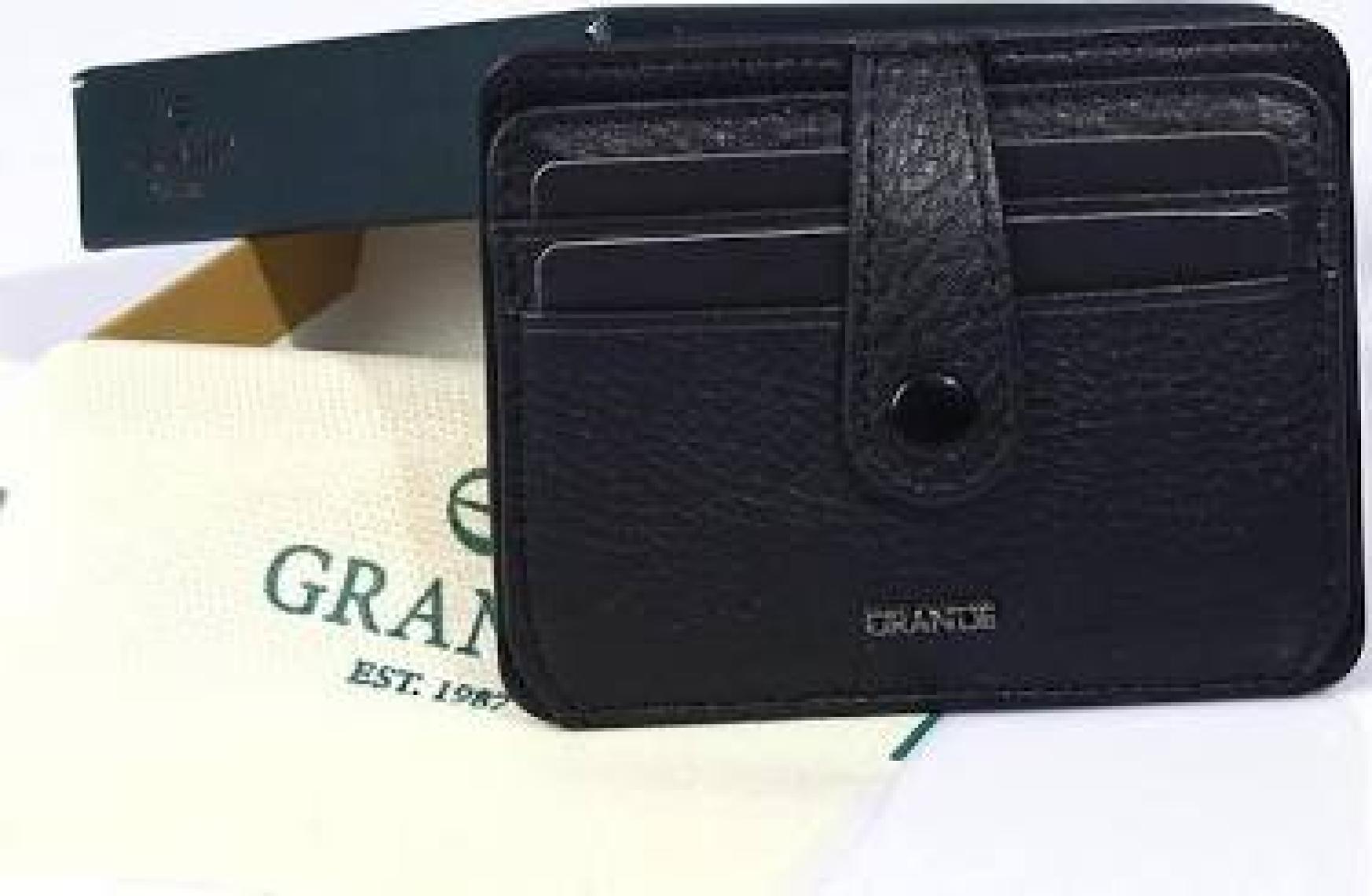 Grande 746  Deri Slim  Kartlık Kağıt Para Bölmeli