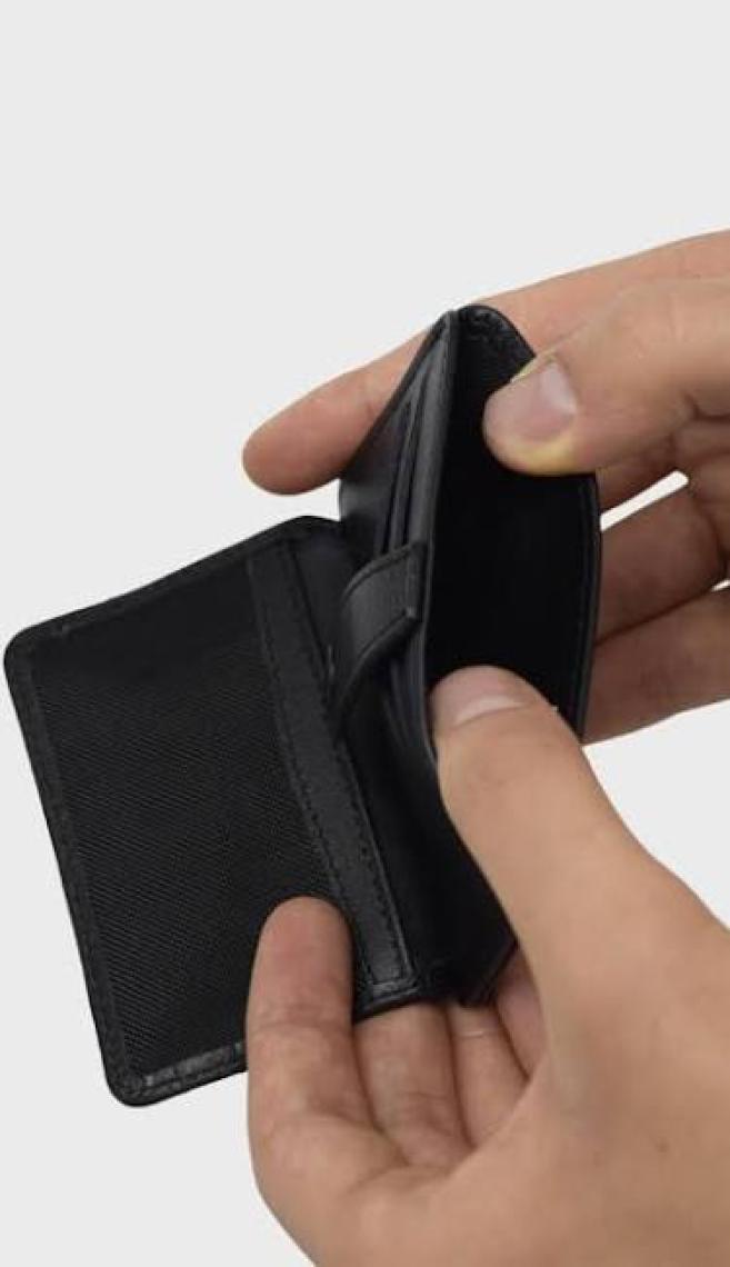 Grande 746  Deri Slim  Kartlık Kağıt Para Bölmeli