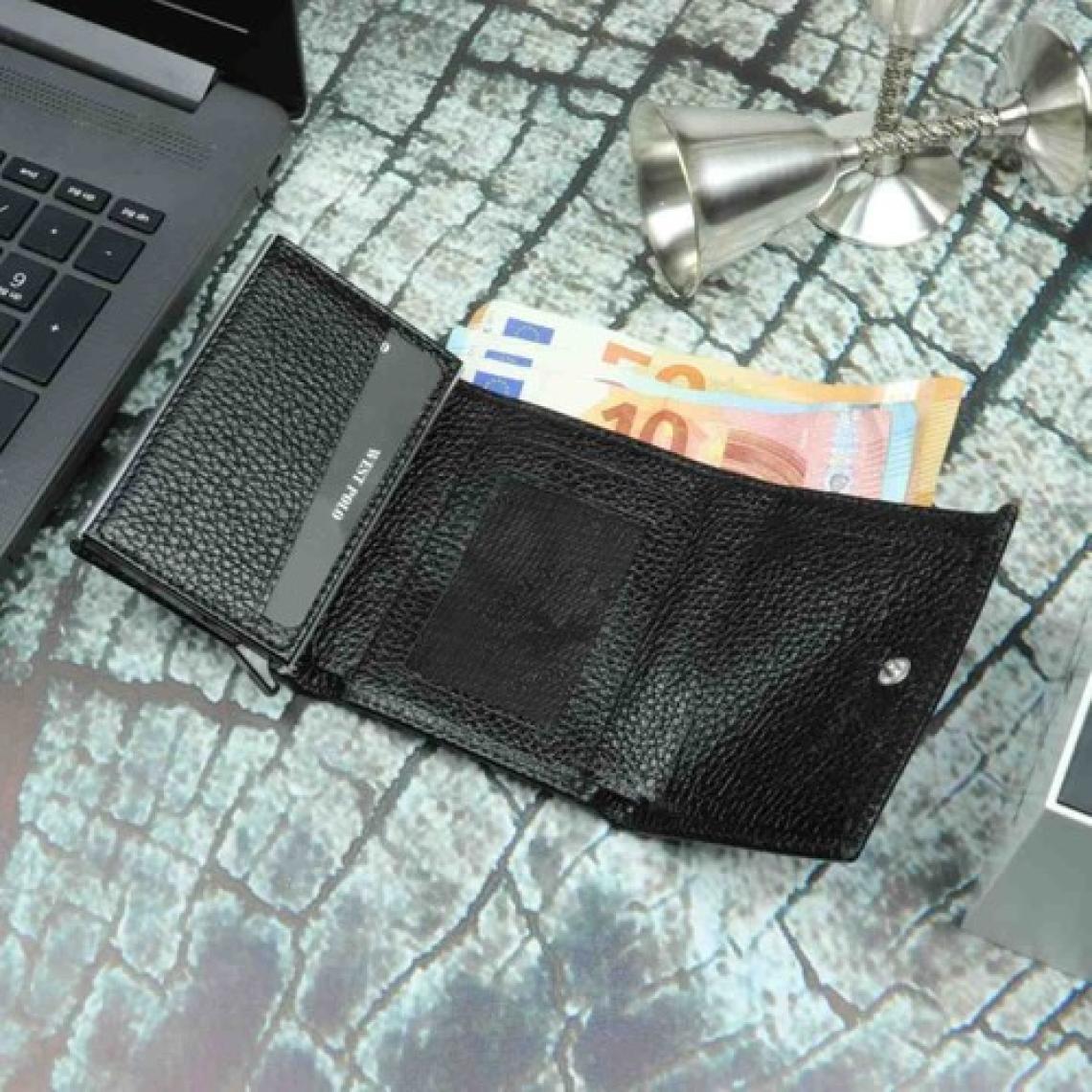 West Polo Hakiki Deri Mekanizmalı Cüzdan