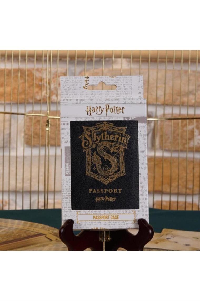 Slytherin Pasaport Kılıfı Lisanslı Deri