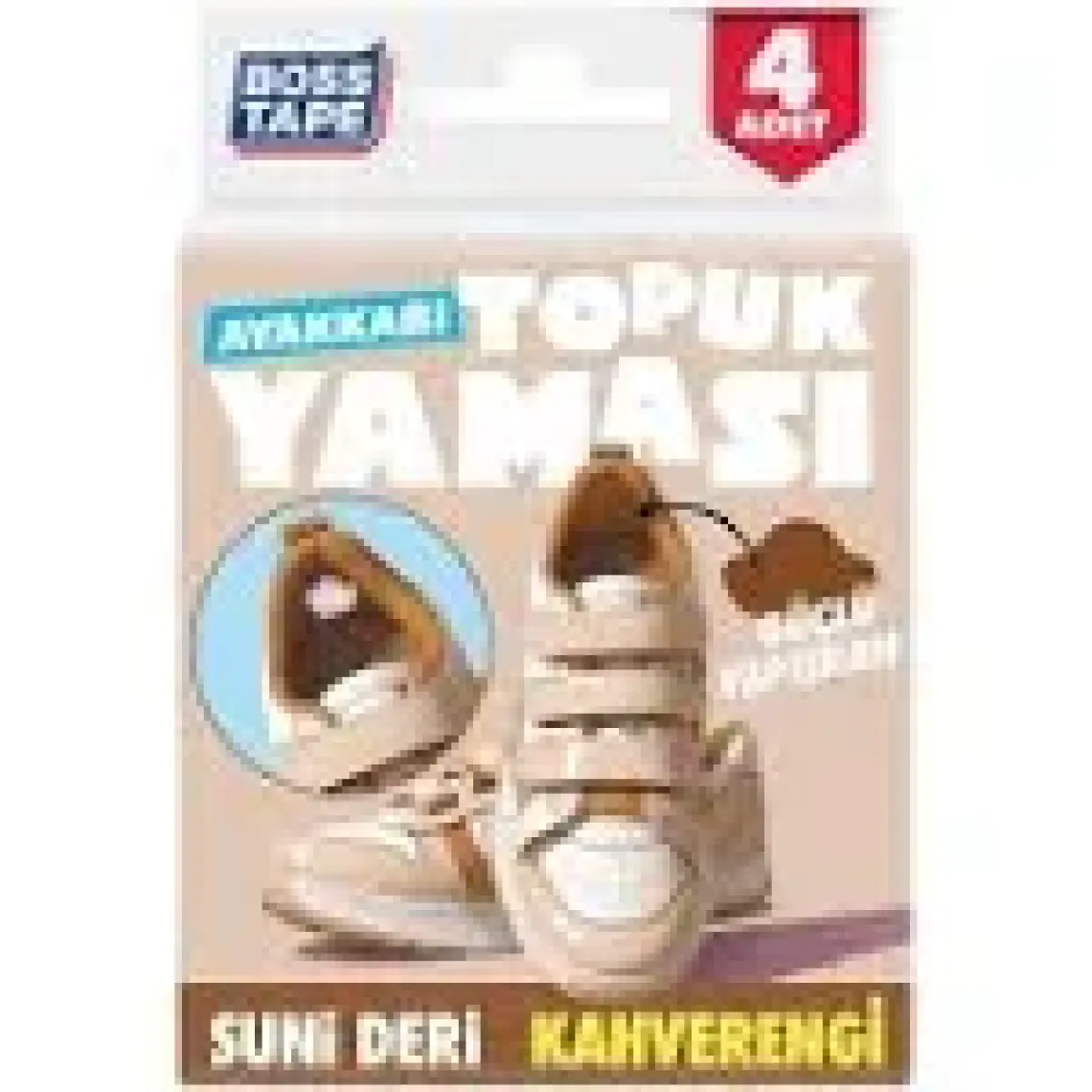 Boss Tape Ayakkabı Tamir Bandı Topuk Yaması Kahverengi