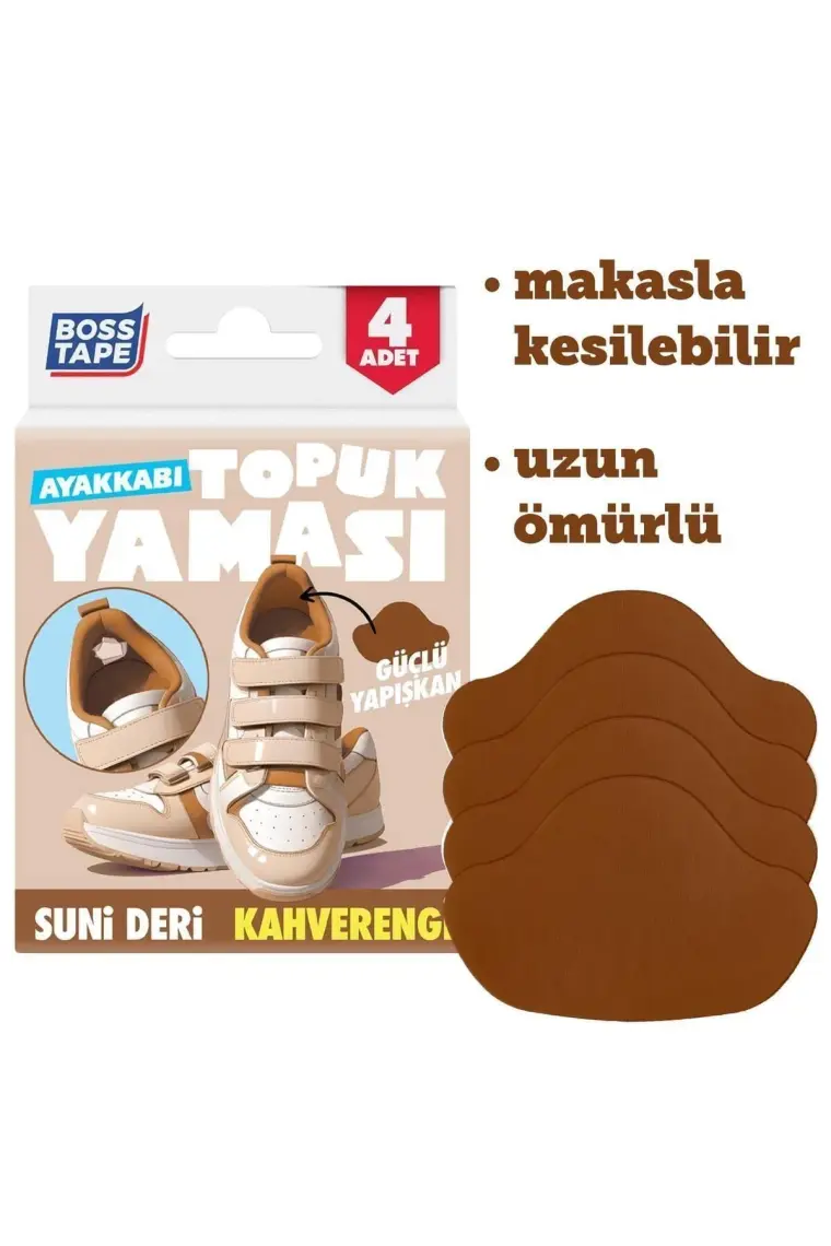 Boss Tape Ayakkabı Tamir Bandı Topuk Yaması Kahverengi