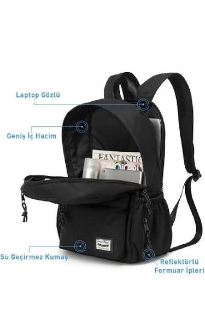 Smart Bags Sırt Çantası Okul Boyu Laptop Gözlü 3154
