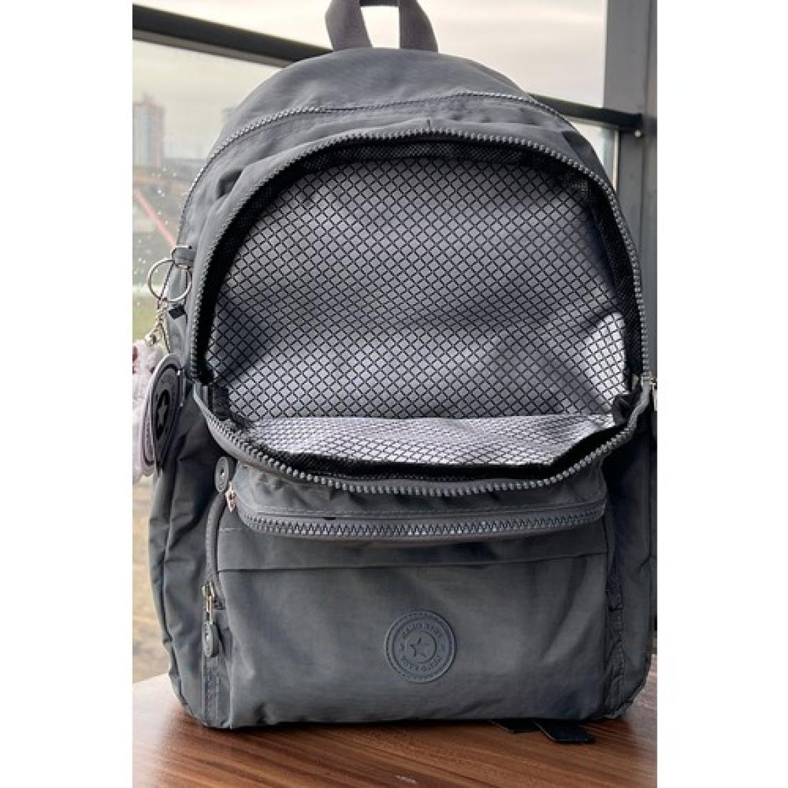 Nemo Bags Gri Sırt Çantası Okul Çantası Laptop ve Seyahat Çantası Su Geçirmez Spor Çanta