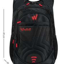 Waddell 1900 Denye Siyah Sırt Çantası 4052-K