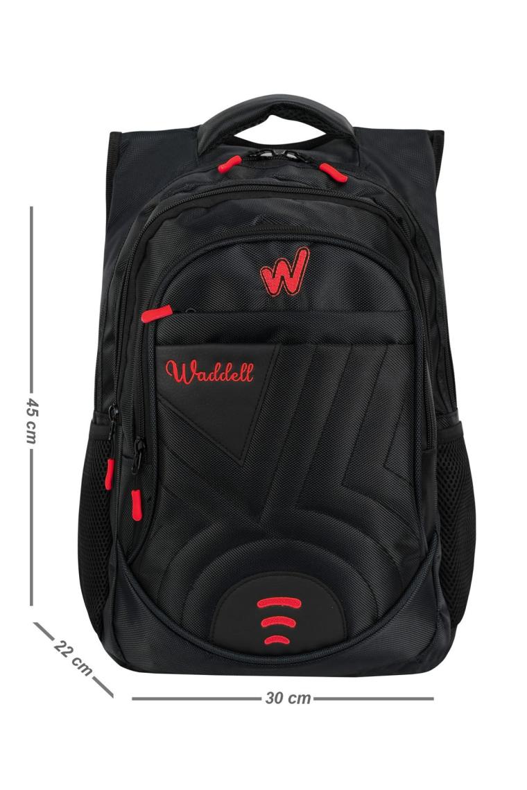 Waddell 1900 Denye Siyah Sırt Çantası 4052-K