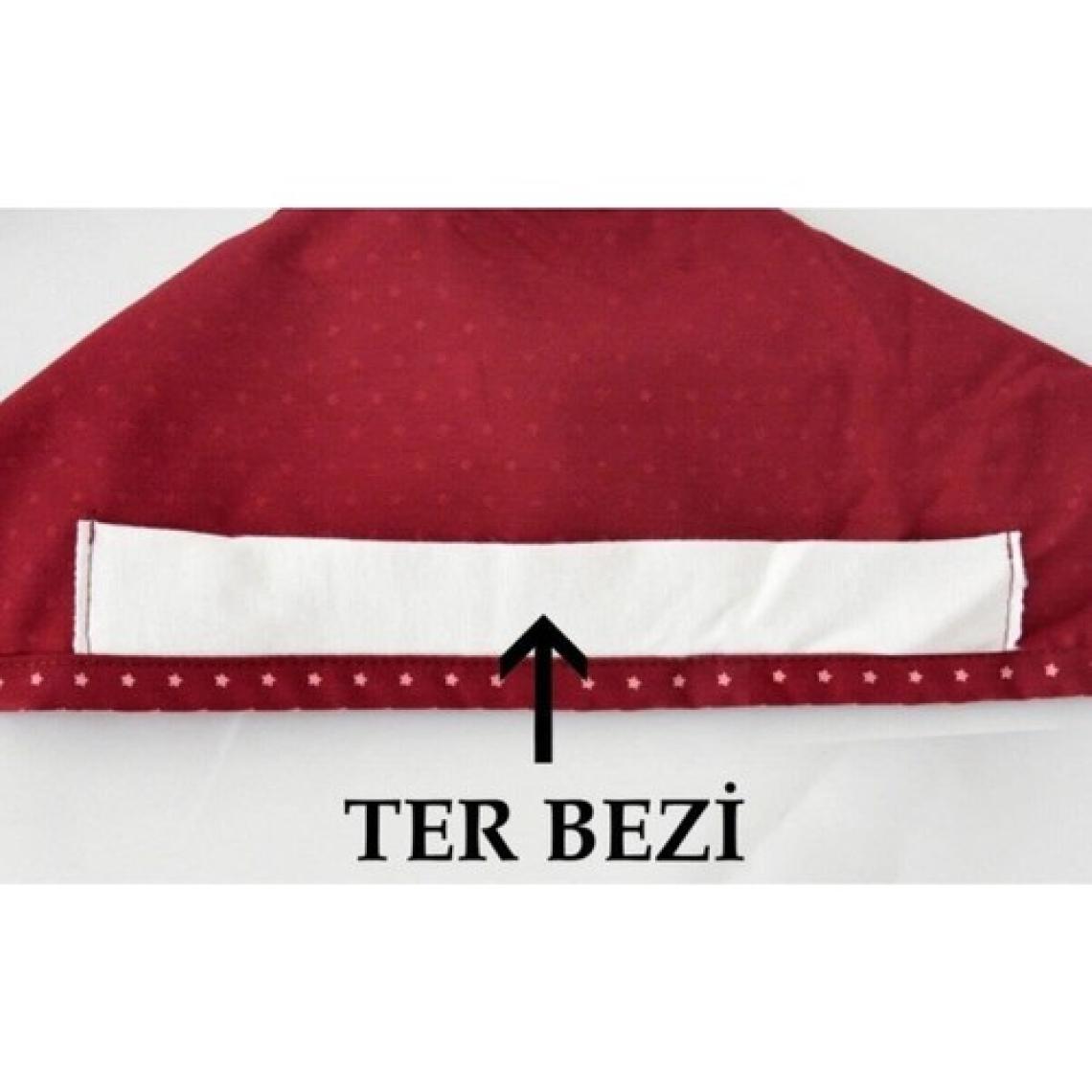 Nur Medikal Giyim Unisex Yeşil Diş Desenli Cerrahi Bone Hemşire Doktor Saç Bonesi