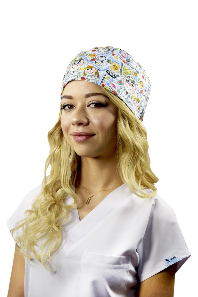 Dr. Mia Dr.mia Desenli Ameliyathane Bonesi Cerrahi Bone Doktor Hemşire Bone  Aşçı Bone