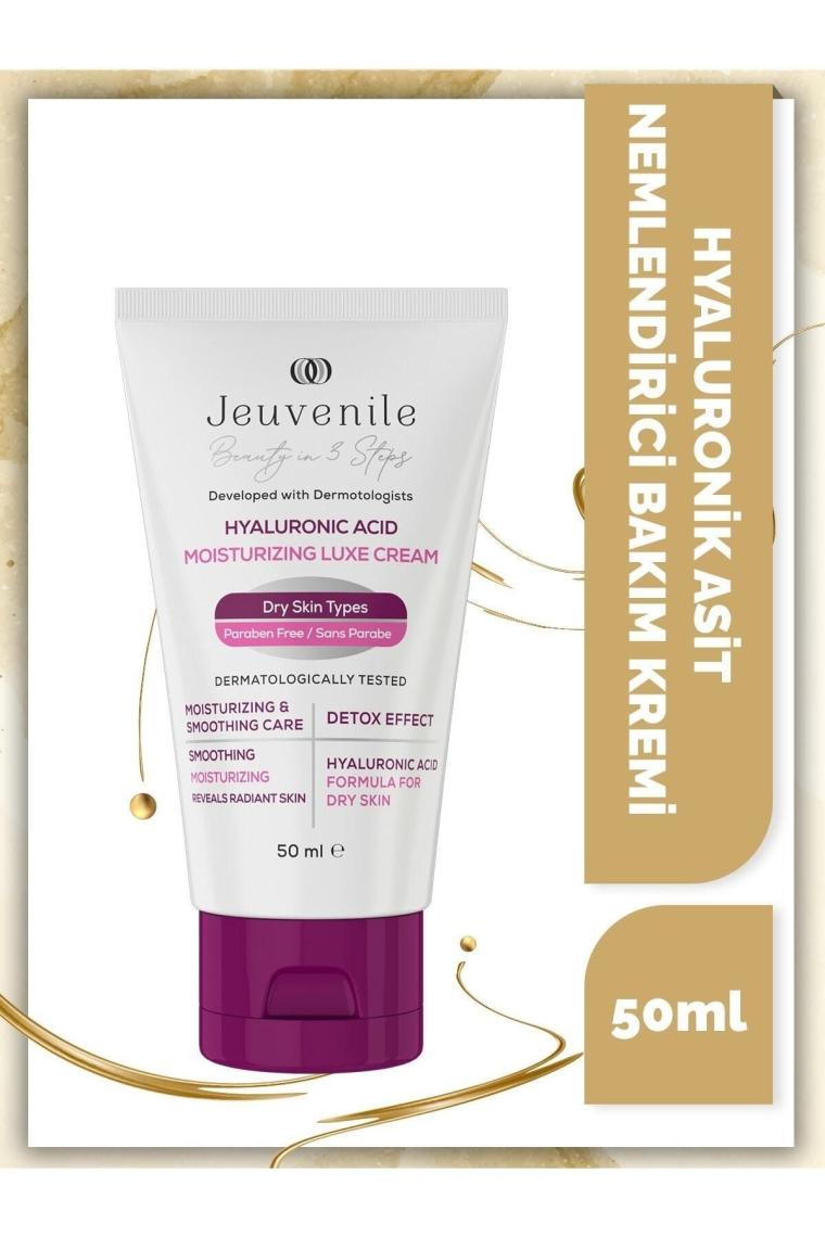 Hyaluronik Asit İçerikli Krem - Nemlendirici (Hyaluronic Acid,Niacinamide,Panthenol) Kuru Cilt için