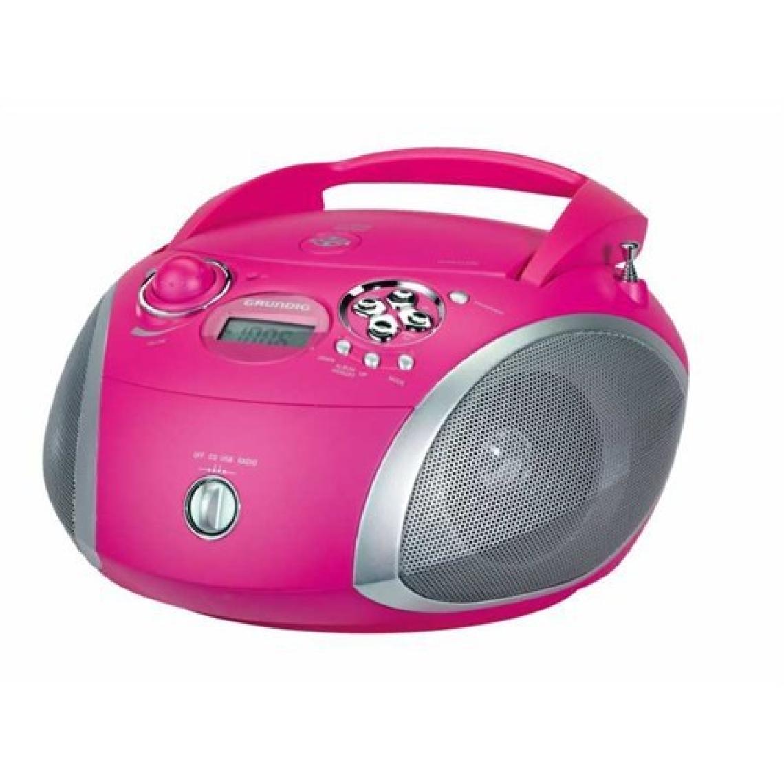 Grundig  Rcd 1445 Usb Pembe Radyo Cd Çalar