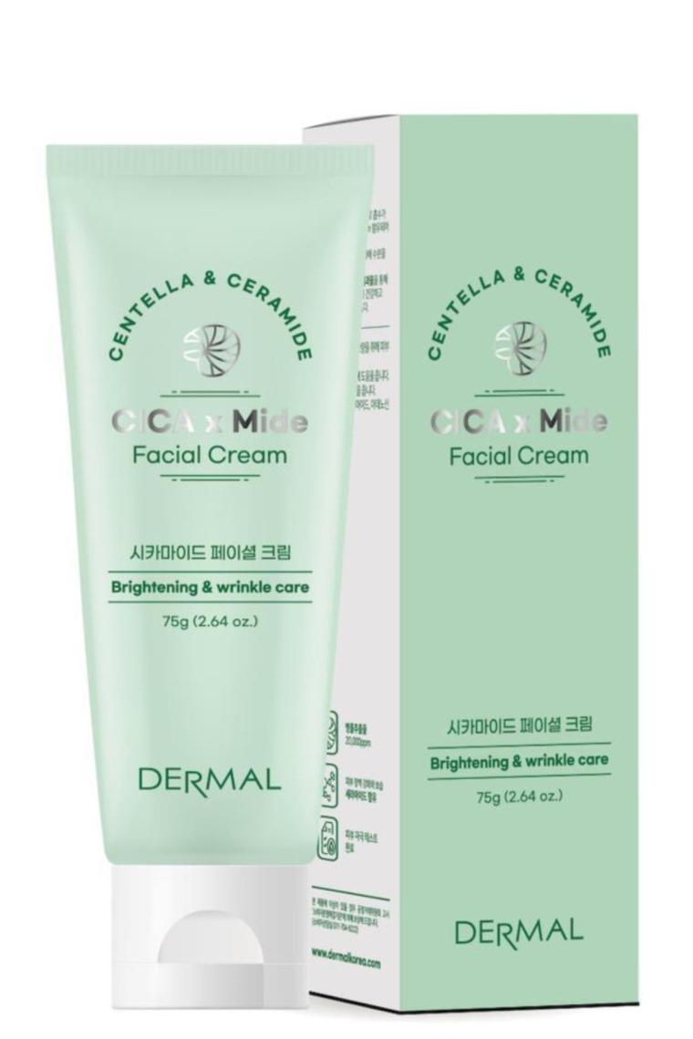 Cıca X Mide Cream Centella Asiatica Ve Seramid Özlü Aydınlatıcı Kırışıklık Bakımı Yüz Kremi