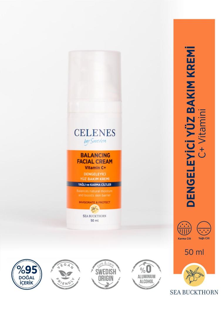 Sea Buckthorn Dengeleyici Yüz Kremi 50ml Yağlı Cilt Ve Karma Ciltler