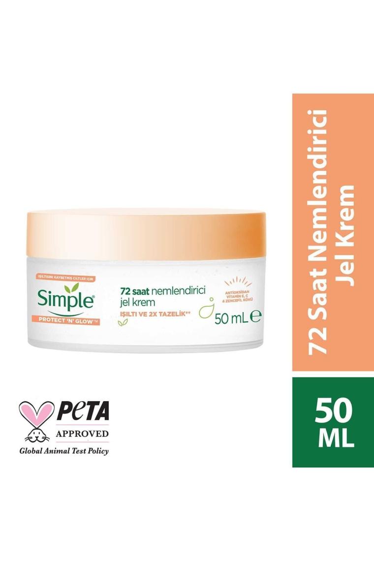 Protect 'n' Glow 72 Saat Nemlendirici Jel Krem Işıltısını Kaybetmiş Ciltler Için 50 ml