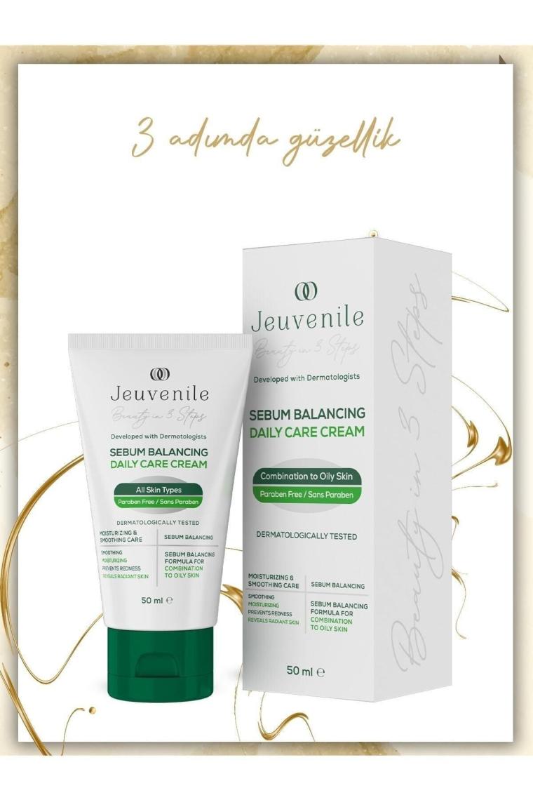 Akne Karşıtı Krem - Sebum Dengeleyici (Salicylic Acid, Niacinamide, Panthenol) Karma-Yağlı Cilt için