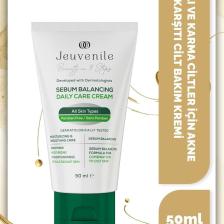 Akne Karşıtı Krem - Sebum Dengeleyici (Salicylic Acid, Niacinamide, Panthenol) Karma-Yağlı Cilt için