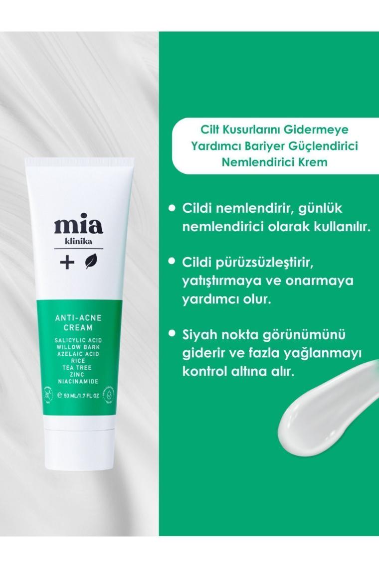 Yağlı Ciltler için Bariyer Güçlendirici Nemlendirici Krem