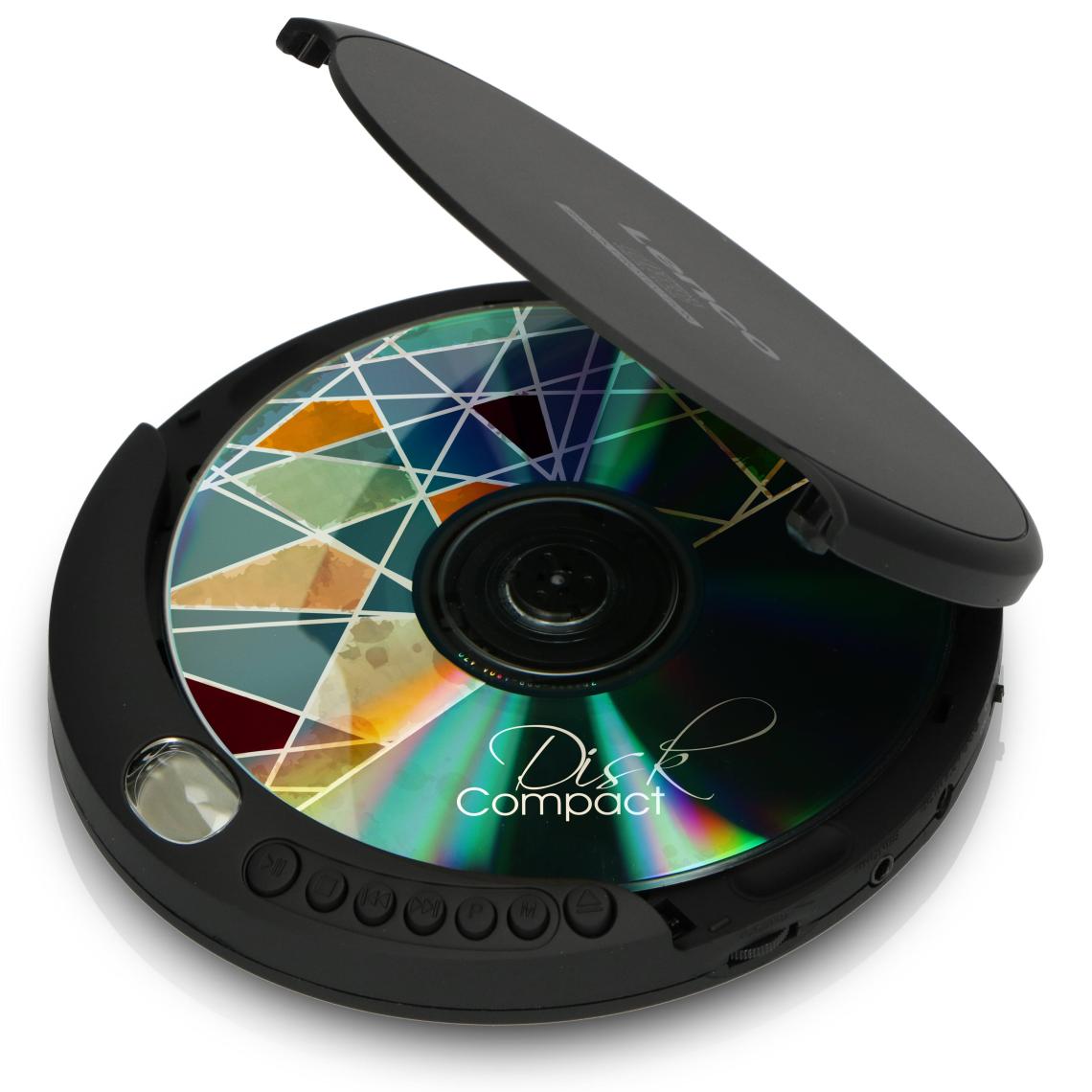 Lenco Taşınabilir CD Çalar / Mp3 Çalar Discman Anti Şok Özellikli Siyah CD-200