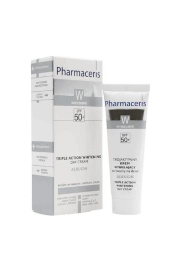 W Triple Action Whitening Albucin Spf50 30 ml